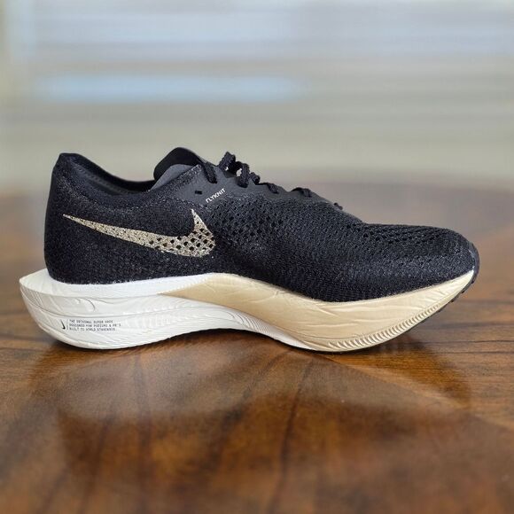 Nike ZoomX Vaporfly Next% 3 Men’s Size 9 Black Metallic Gold Grain LE DV4129-001 - Picture 8 of 16